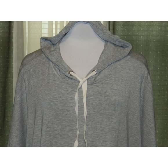 NWT size one size Cut the Frills gray stretch blend hoody plus size women's - Picture 3 of 5